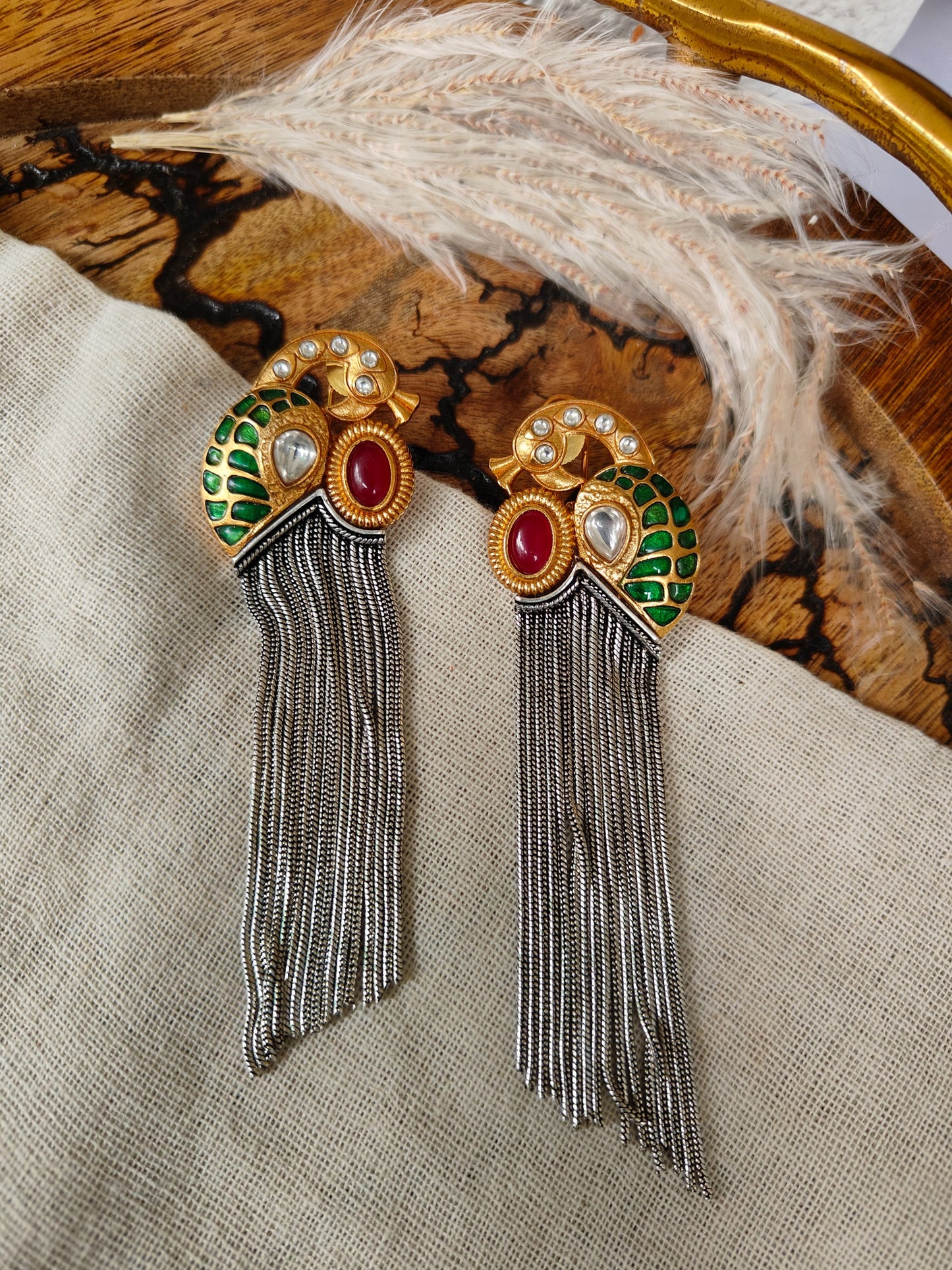 Mayura Tassel Earrings