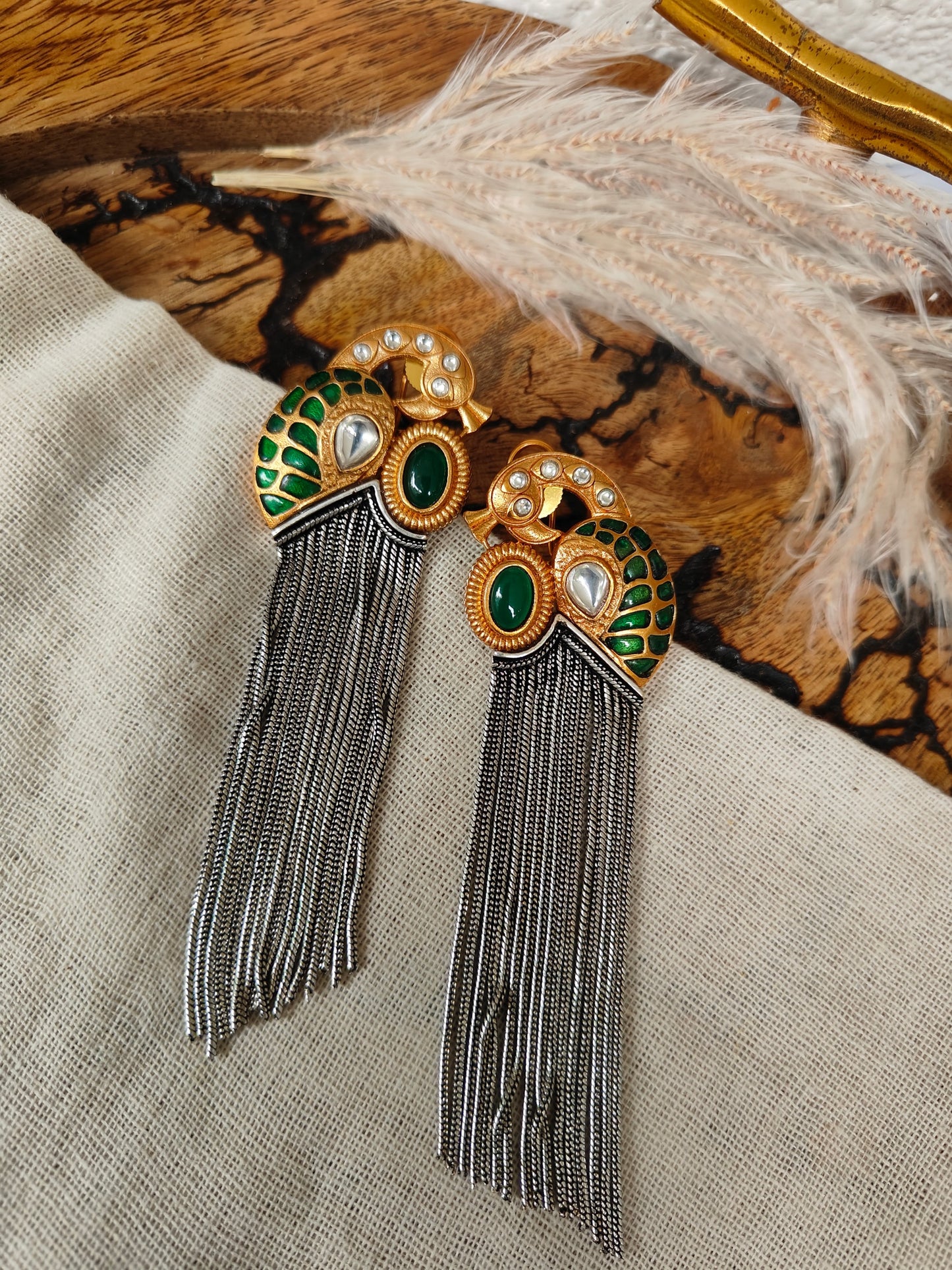 Mayura Tassel Earrings