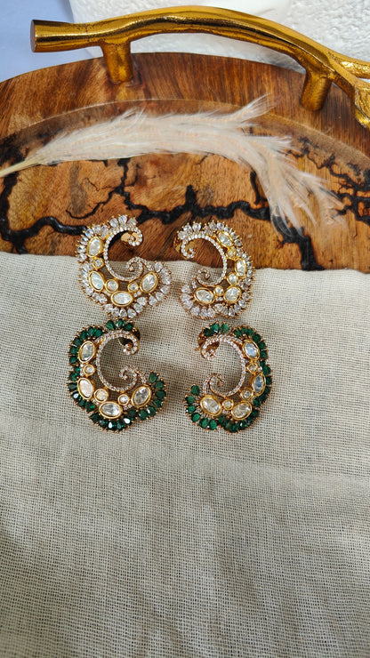 Ivory Crescent Earrings