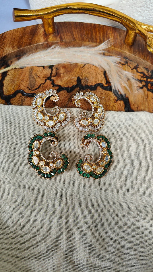 Ivory Crescent Earrings