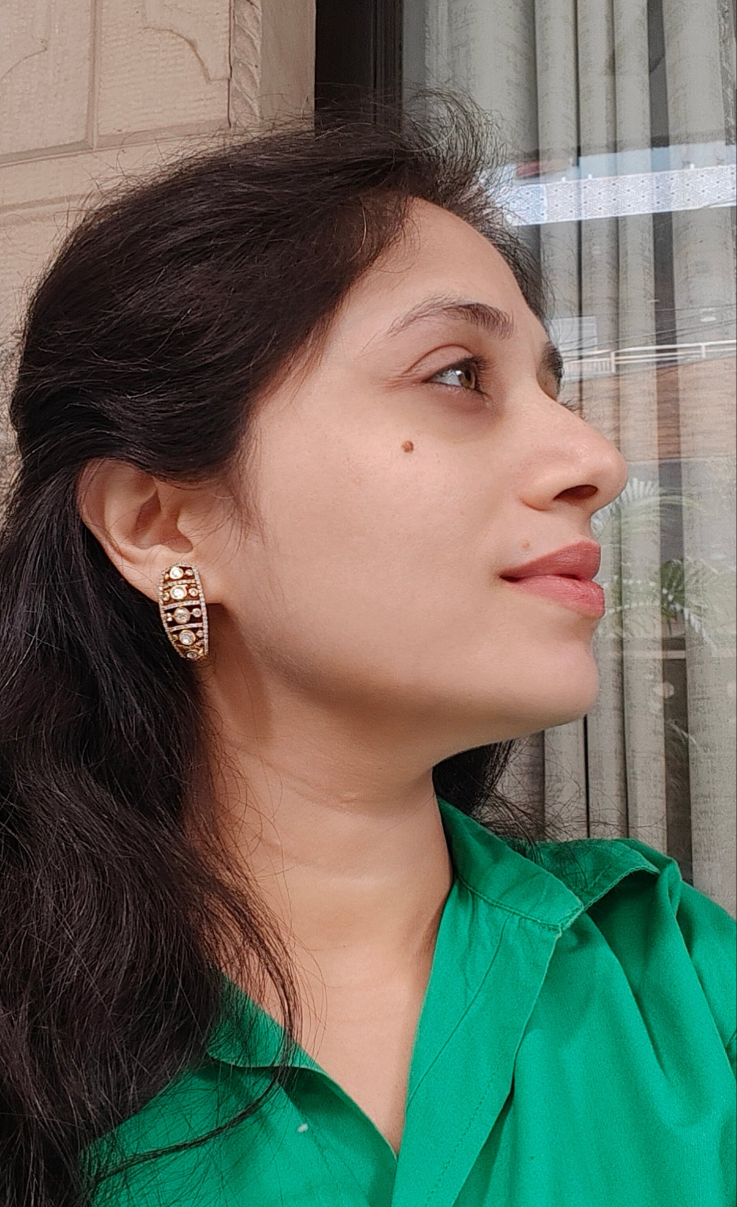 Aarvi Kundan Cuff Earrings