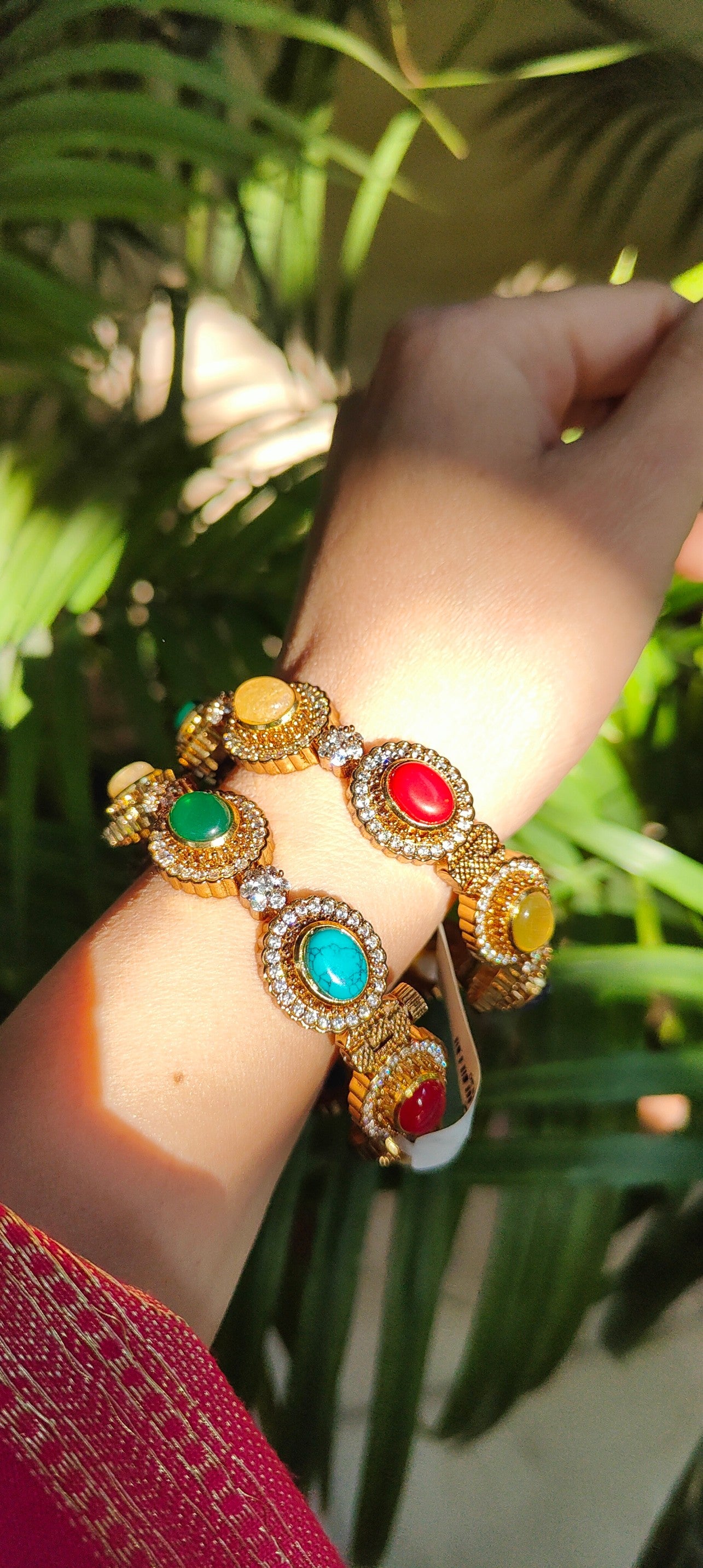 Navratna Royale Statement Bangles