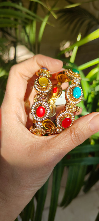 Navratna Royale Statement Bangles
