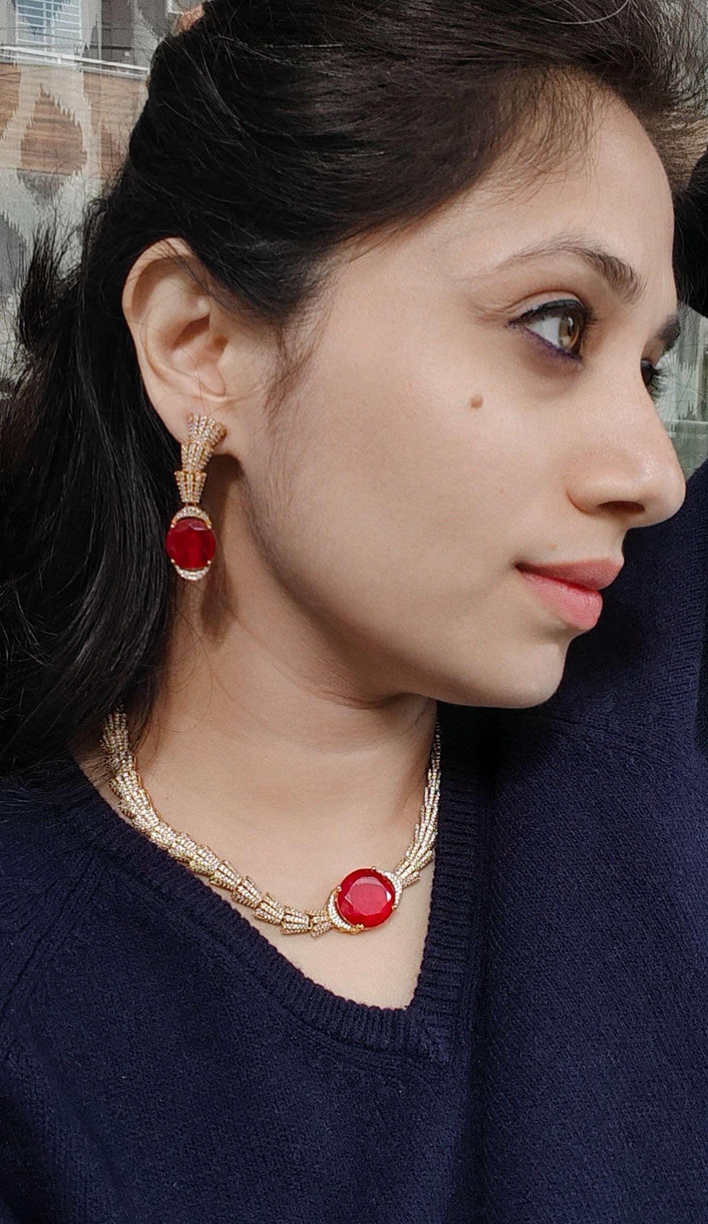 Scarlet Necklace Set