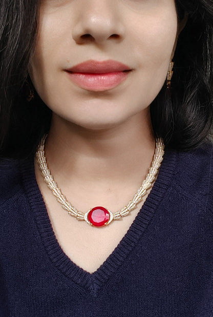 Scarlet Necklace Set