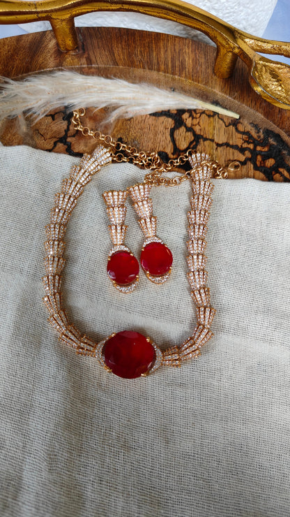 Scarlet Necklace Set
