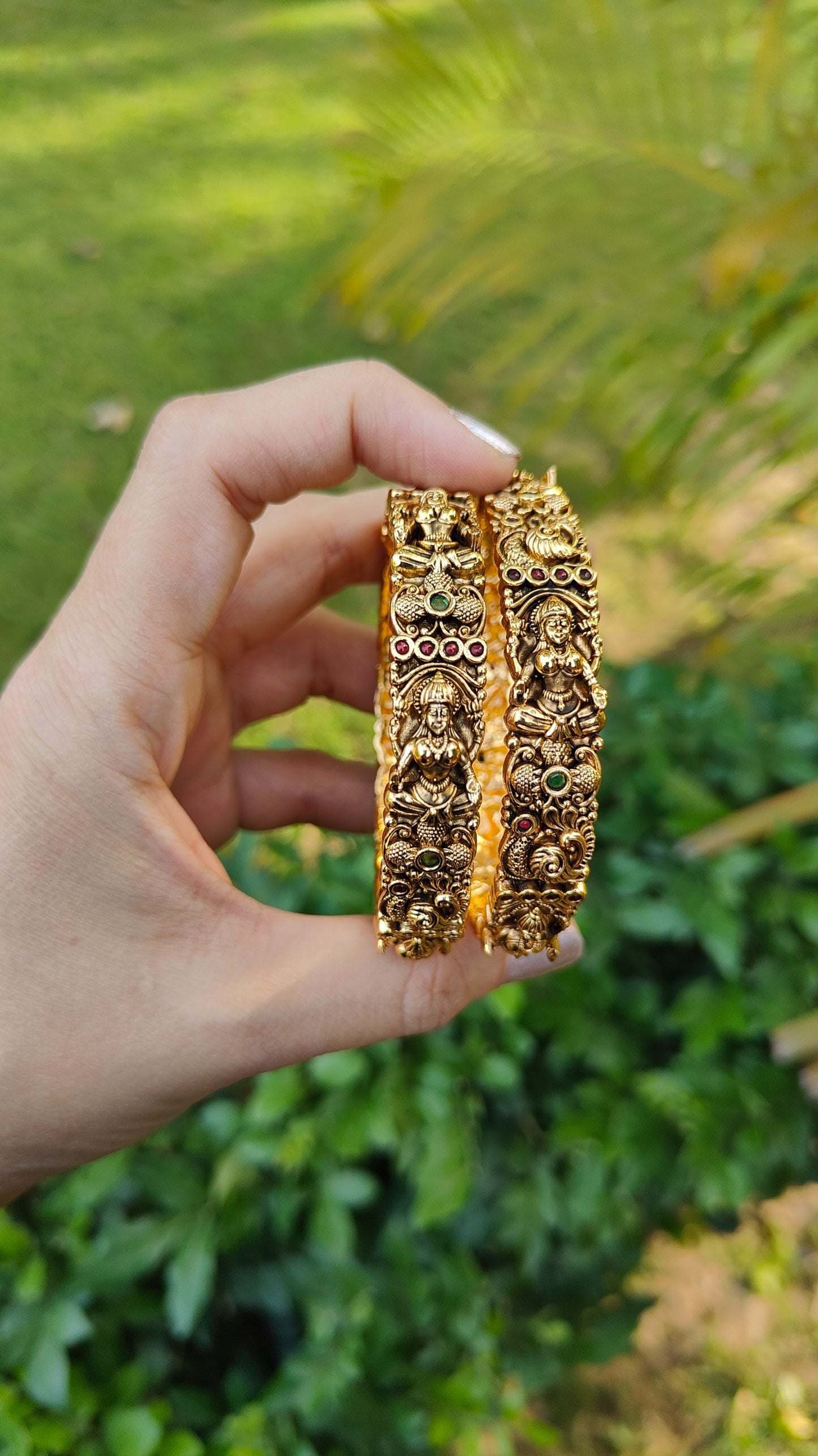 Devi Antique Kada Set of two