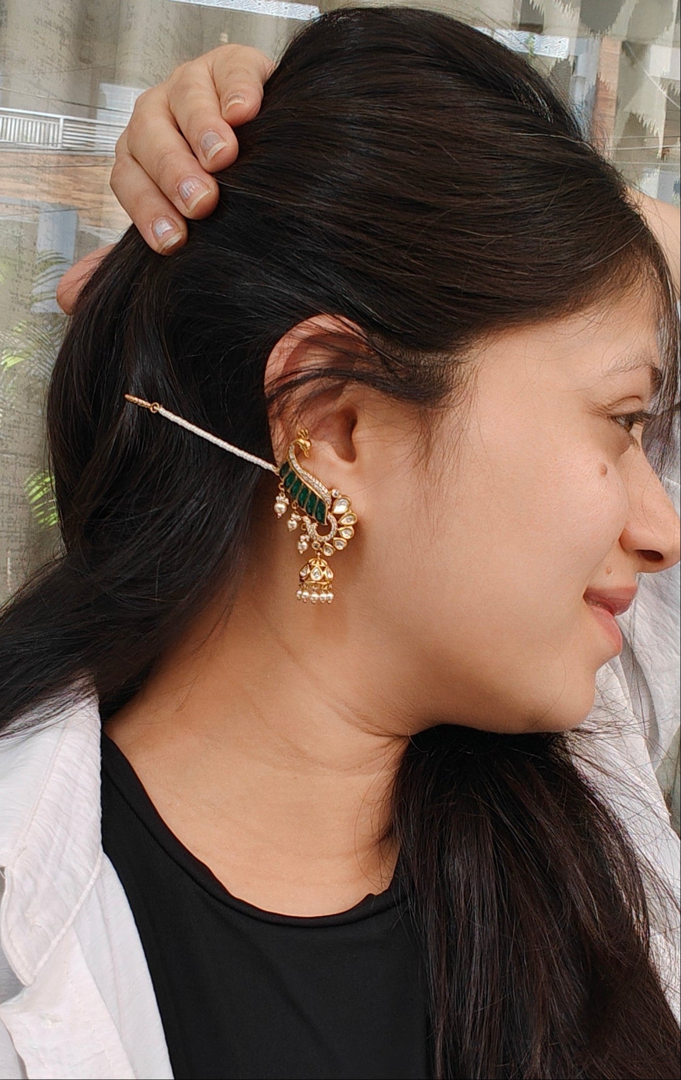 Morini Kundan Earrings