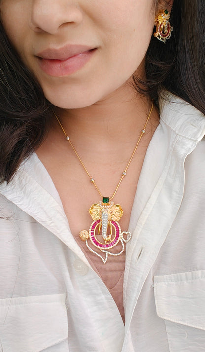 Vighnaharta Necklace Set
