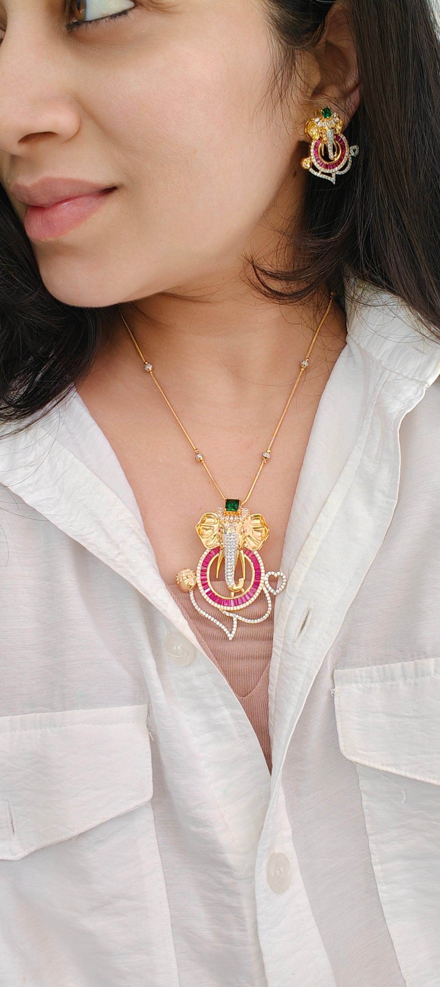 Vighnaharta Necklace Set