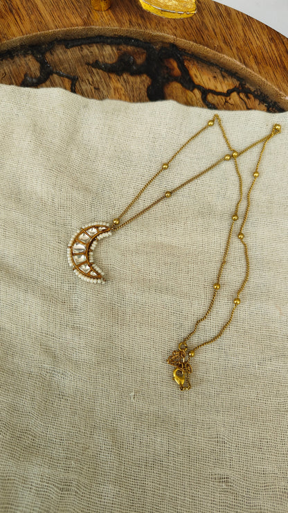 Chandrika Crescent Necklace