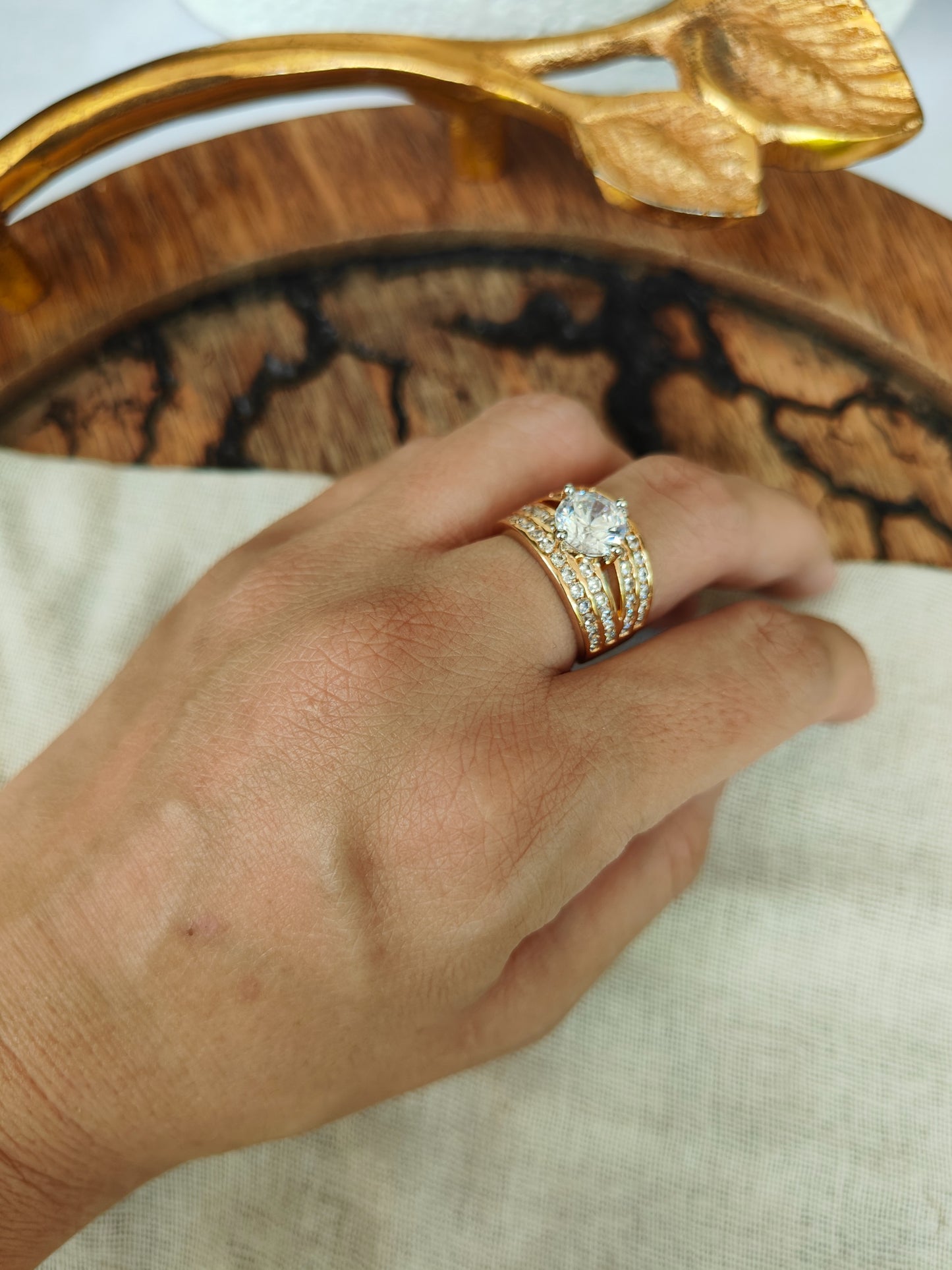 Lumina Adjustable Ring