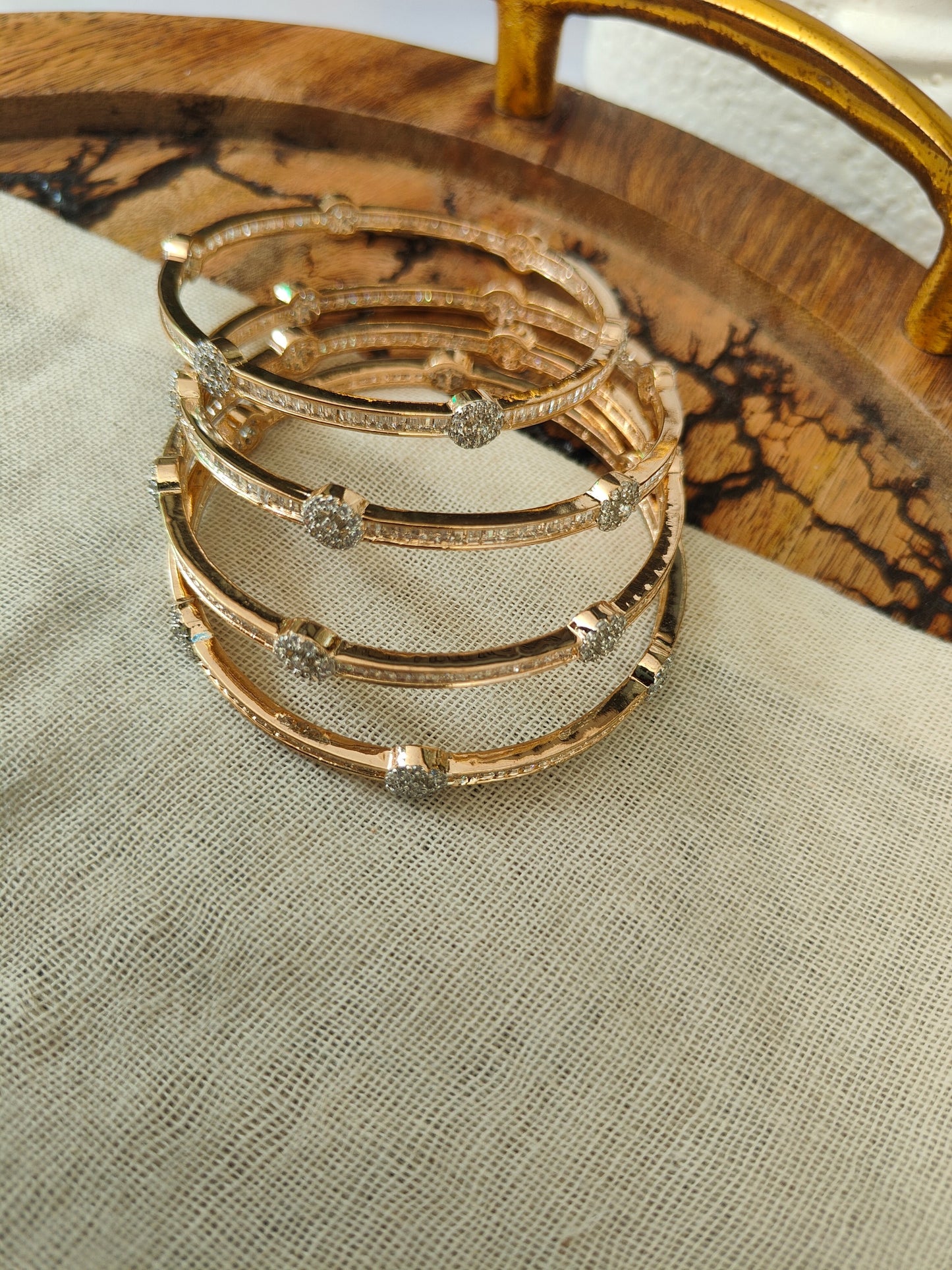 Evara Bangles - Set of 4