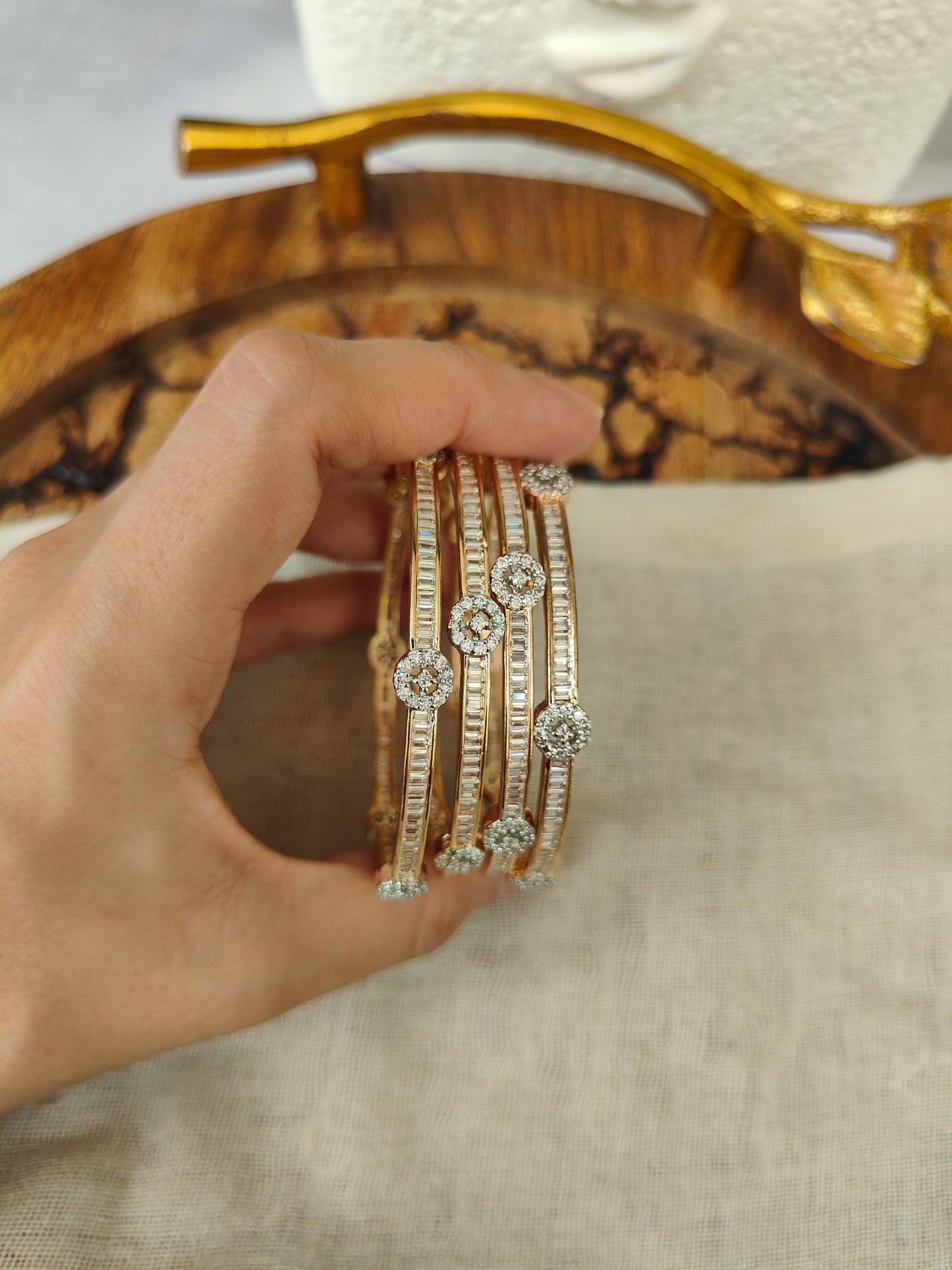 Evara Bangles - Set of 4