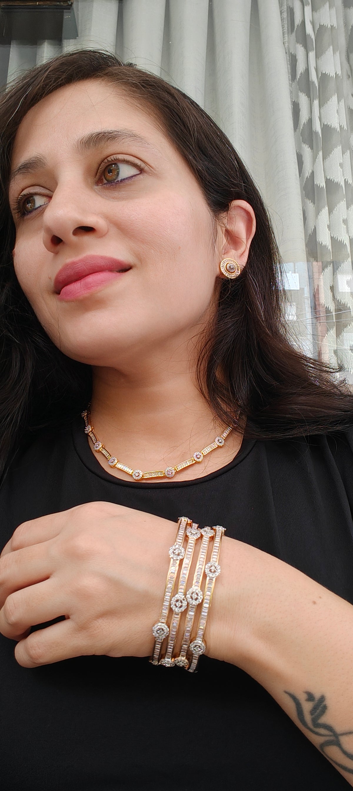 Evara necklace and Bangles Combo