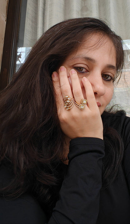 Zara Twin Stone Ring