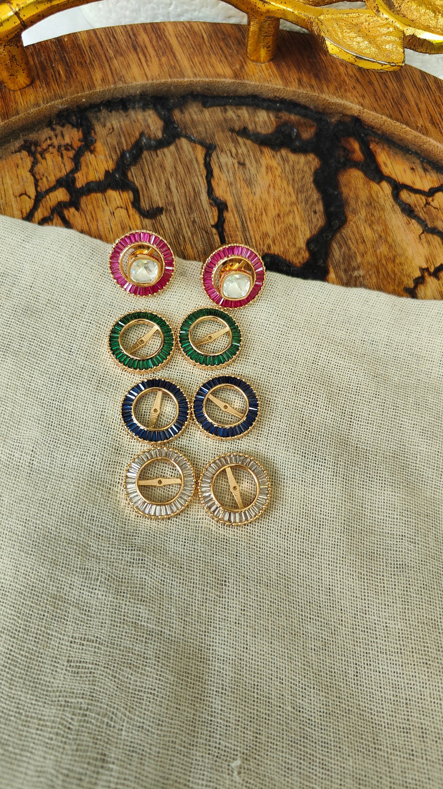 Quadra 4-in-1 Statement Earrings