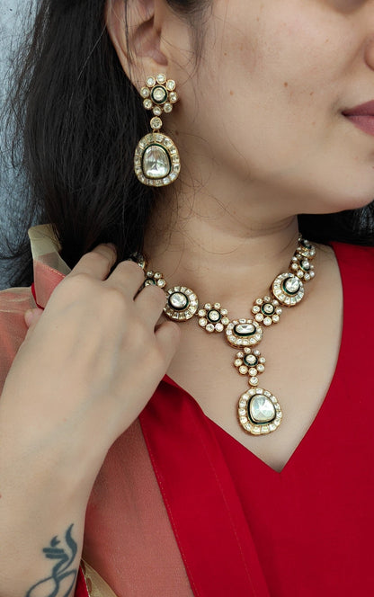 Roshni Polki Necklace Set