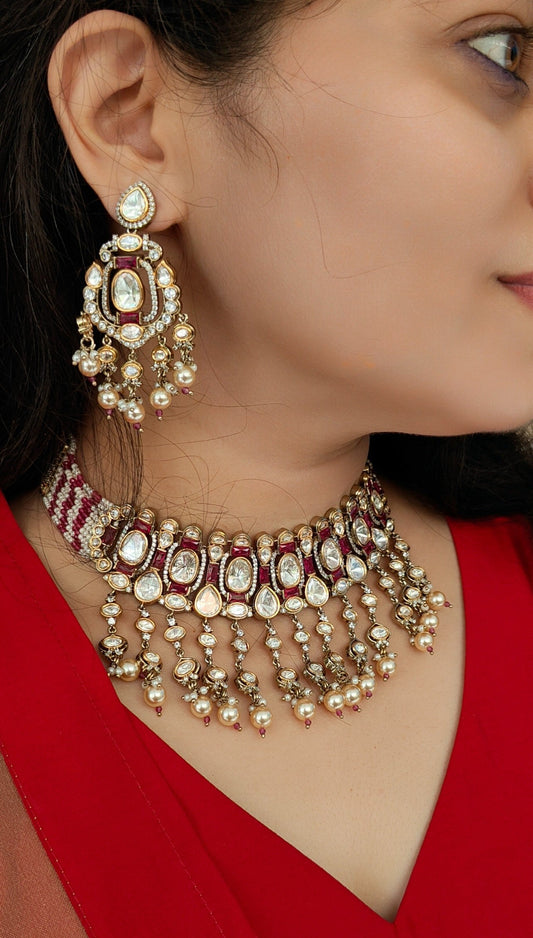 Rajkumari Polki Bridal Set