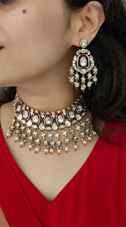 Rajkumari Polki Bridal Set