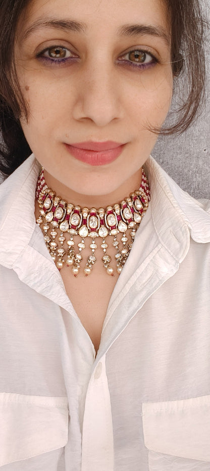 Rajkumari Polki Bridal Set