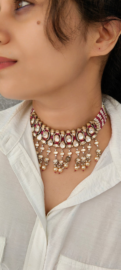 Rajkumari Polki Bridal Set