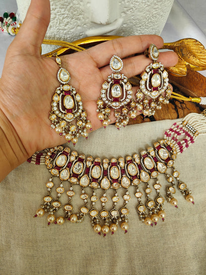 Rajkumari Polki Bridal Set