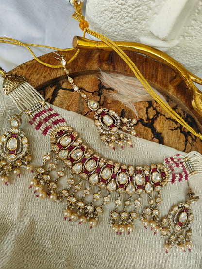 Rajkumari Polki Bridal Set