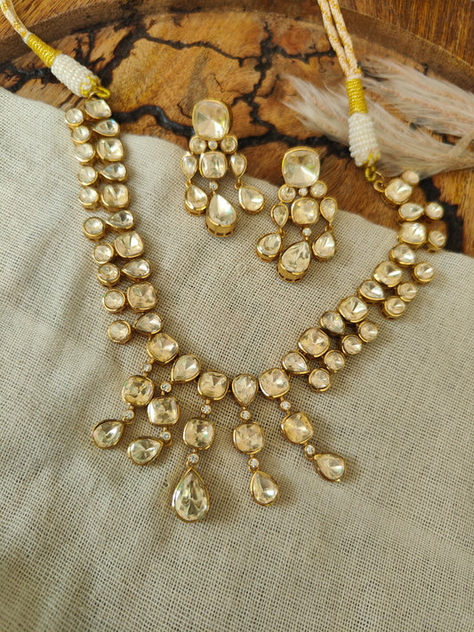 Saanjh Polki Choker Set