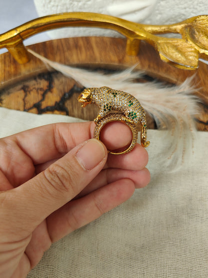 Sherni Panther Adjustable Ring