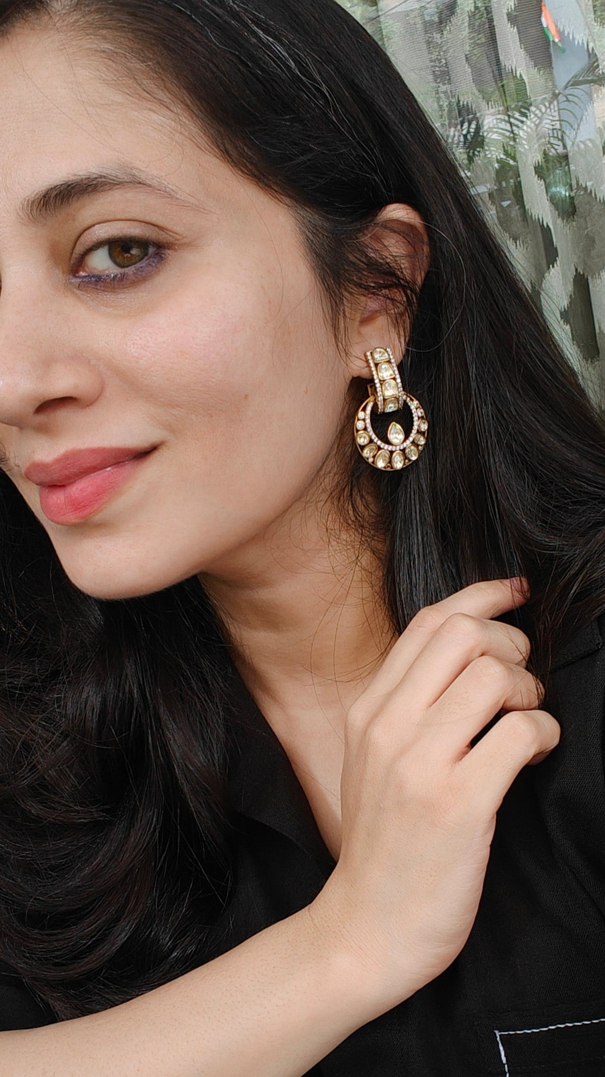 Chandrama Chandbali Earrings