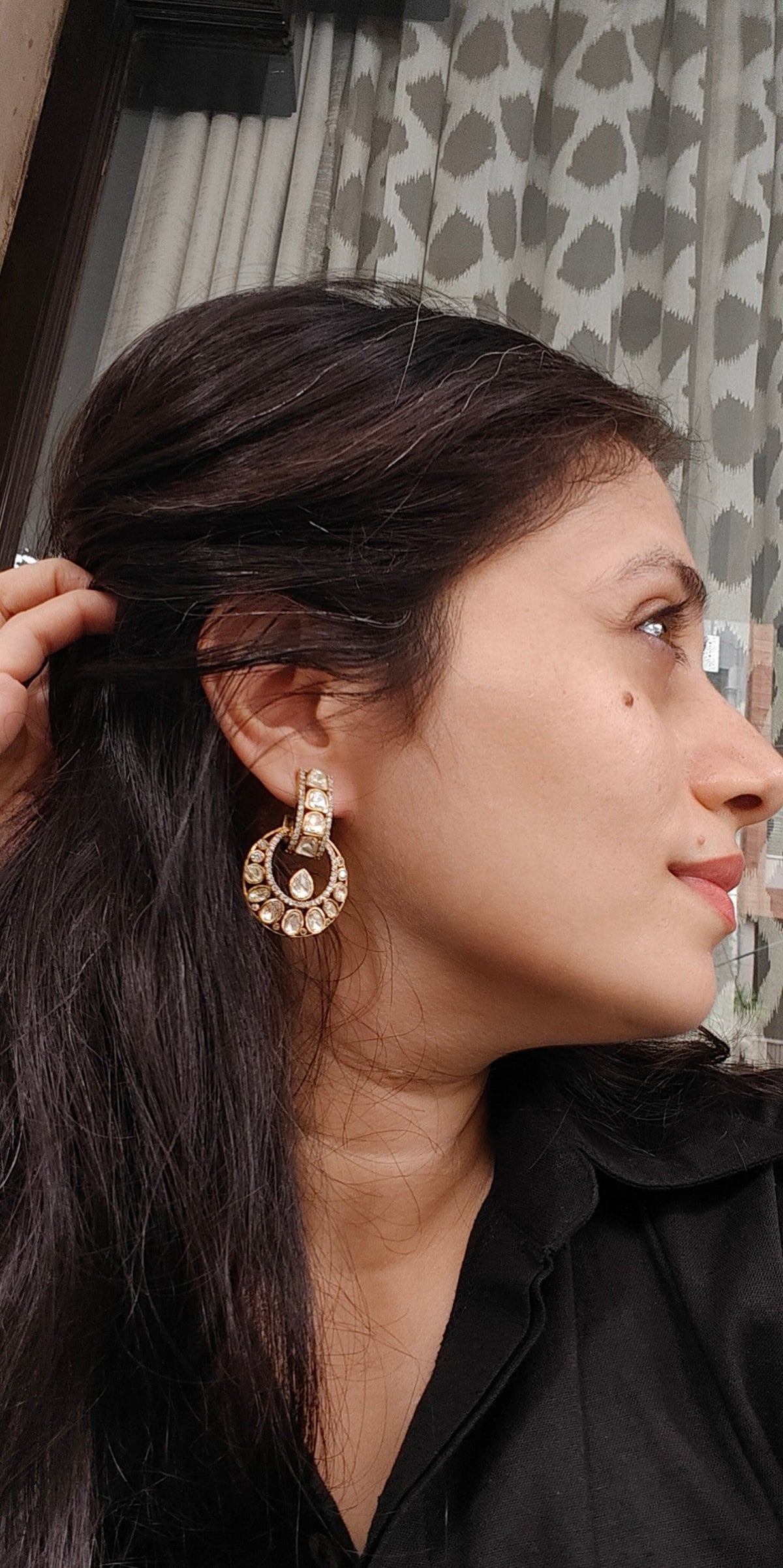 Chandrama Chandbali Earrings