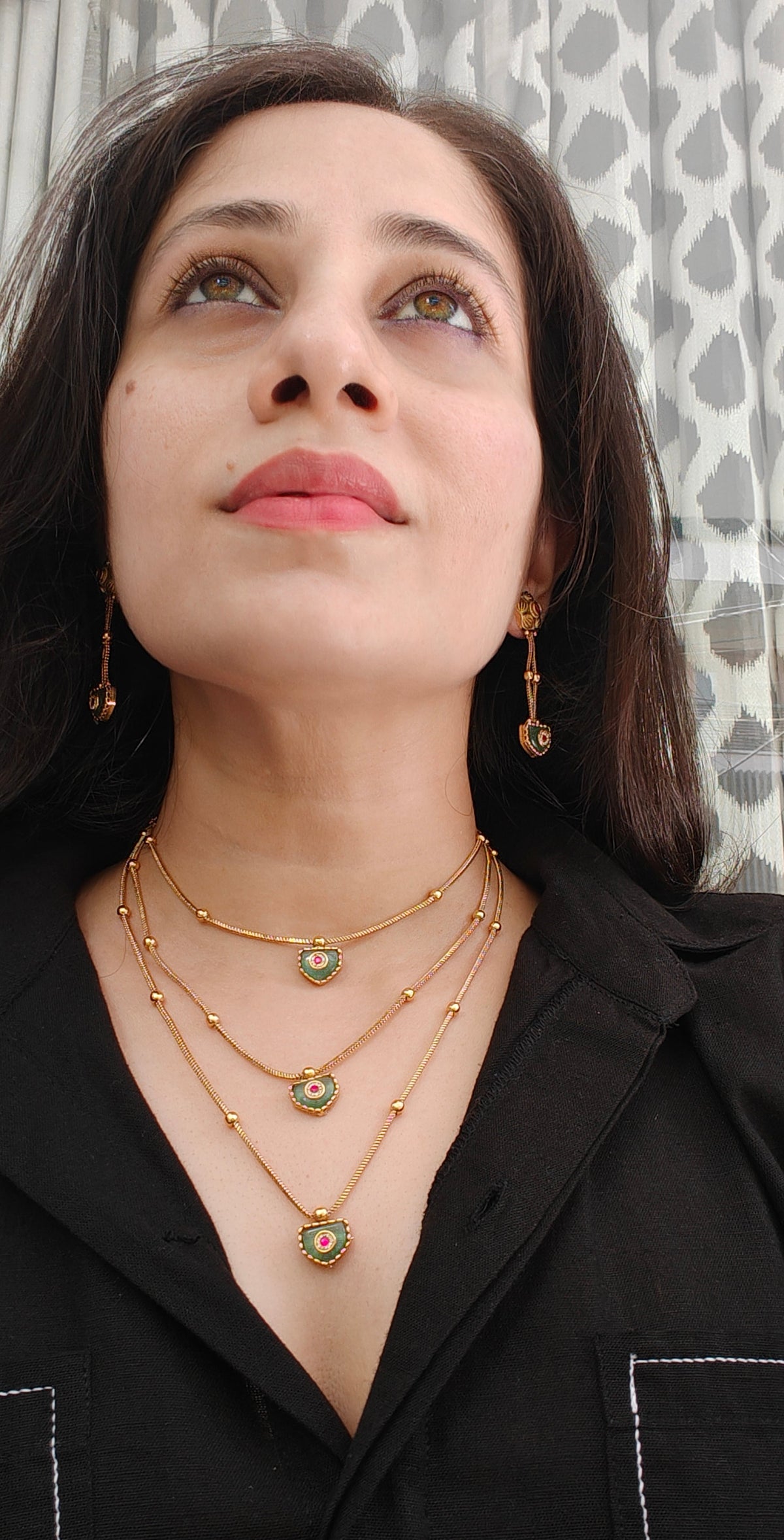 Trilok Layered Necklace Set