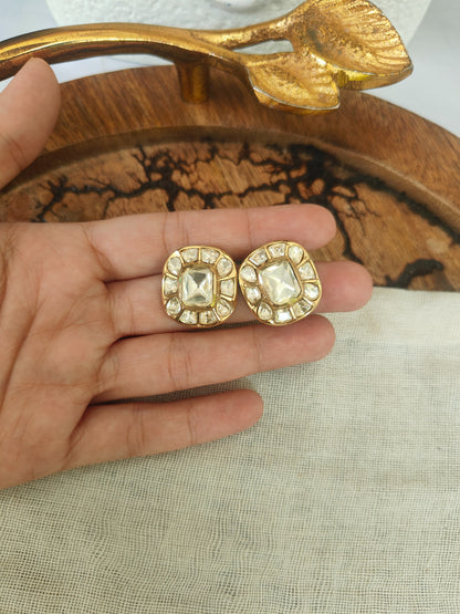Roshni Polki Stud Earrings