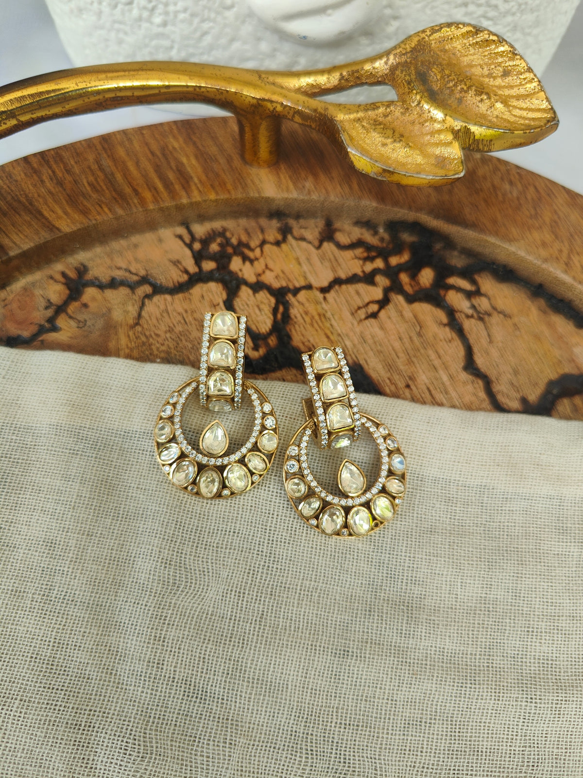 Chandrama Chandbali Earrings
