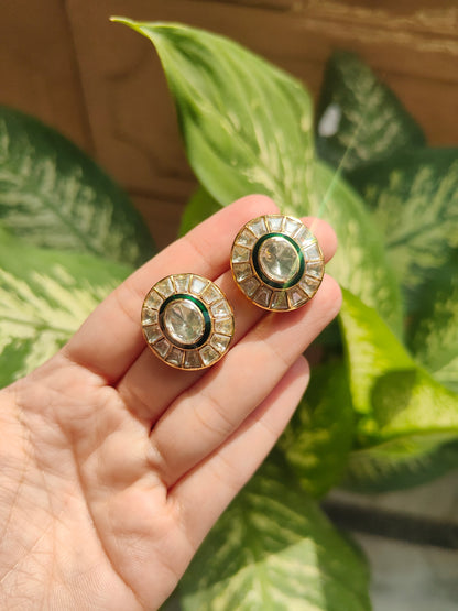 Suraj Polki Stud Earrings