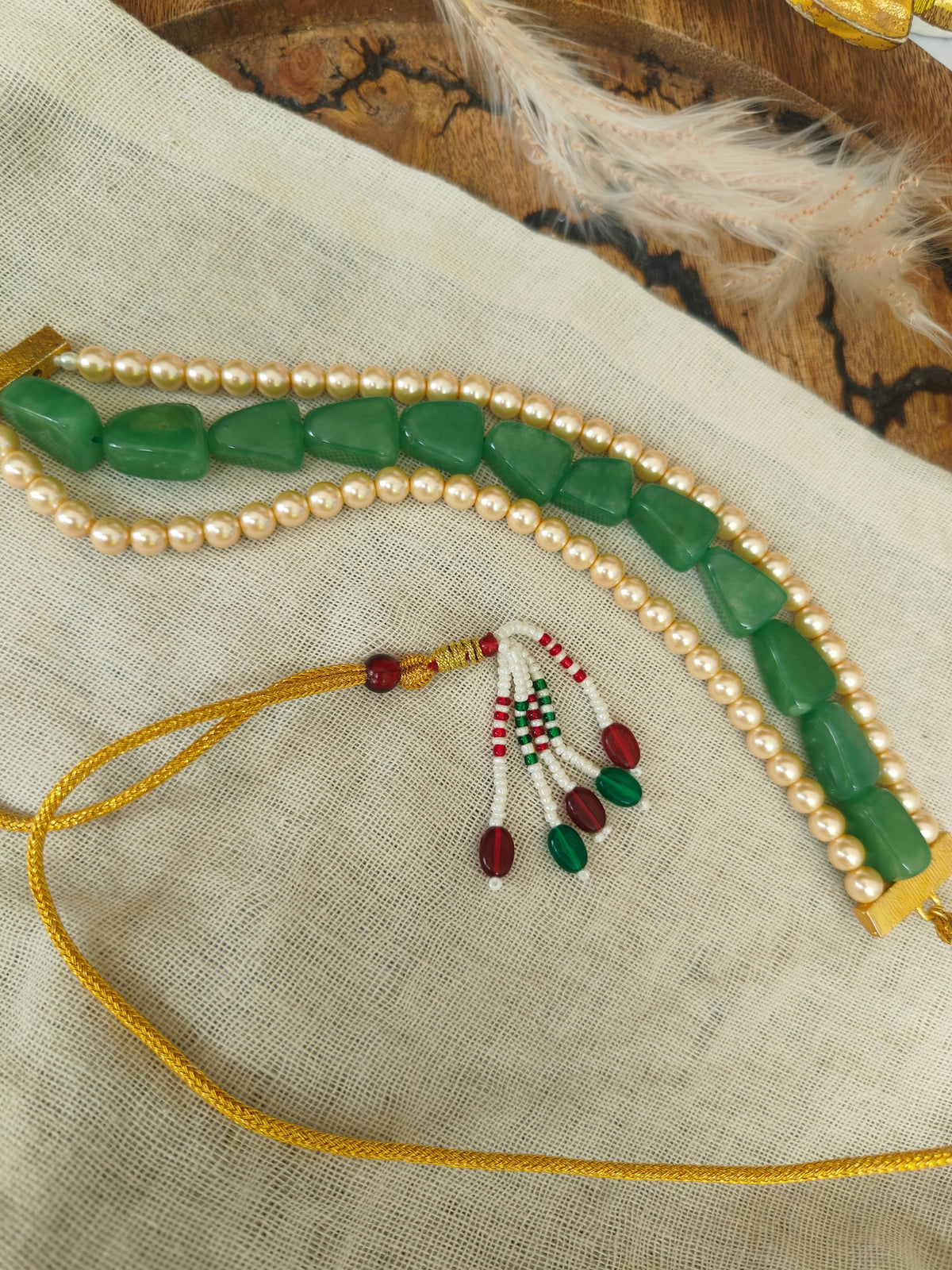 Vrinda Bead Necklace