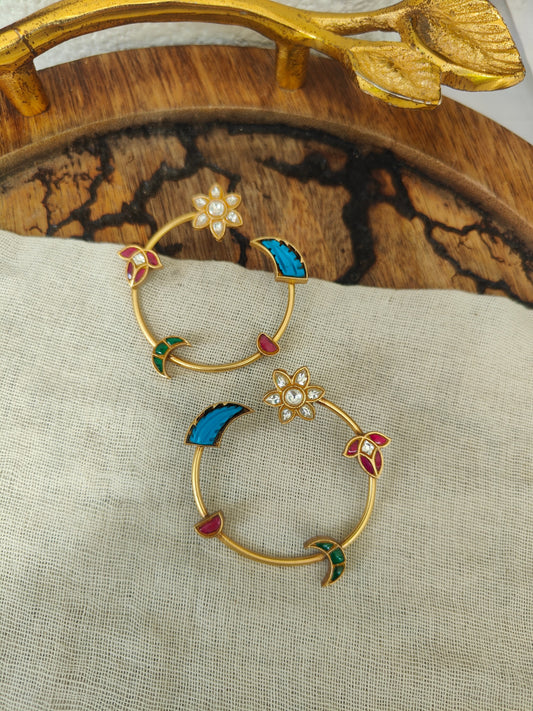 Chaand Tara Open Hoop Earrings