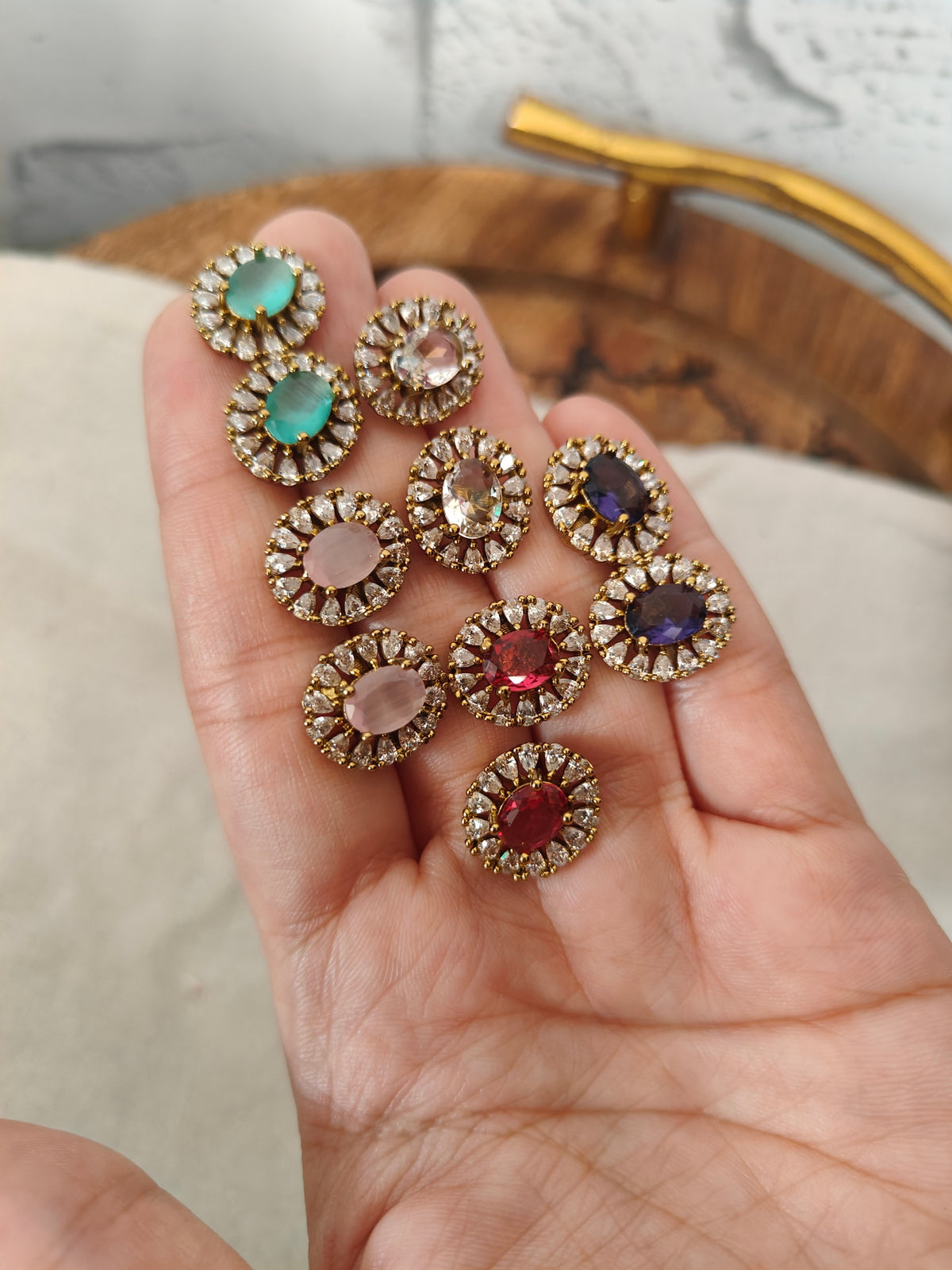 Chhavi Interchangeable Jhumka Earrings