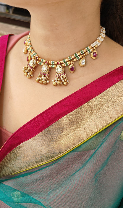 Ridhima Kundan Necklace Set