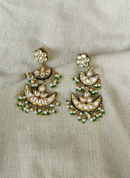 Chandrika Moissanite Danglers