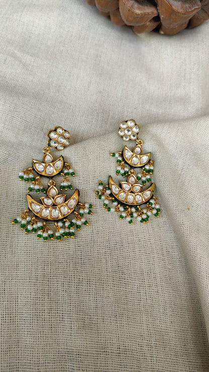 Chandrika Moissanite Danglers