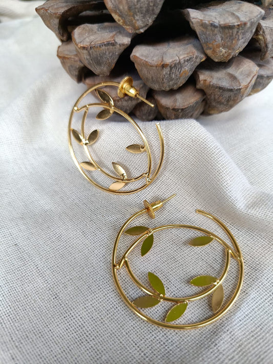 Leaf Hoops