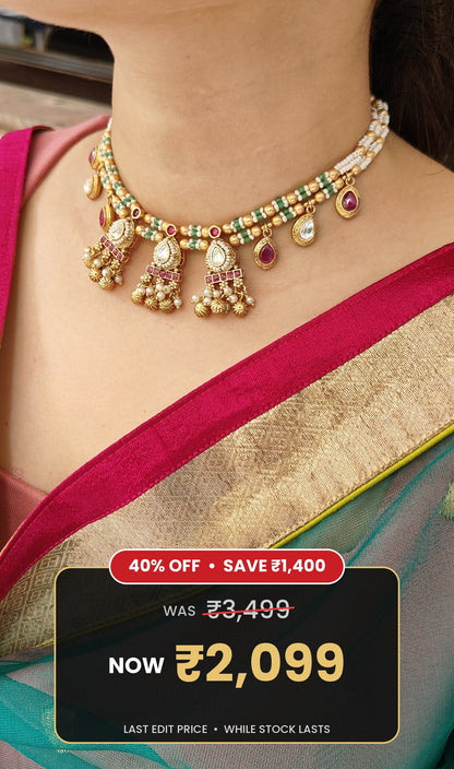 Ridhima Kundan Necklace Set