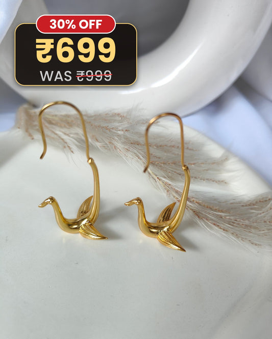 Swan in my Ears Earrings