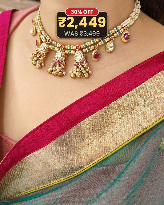 Ridhima Kundan Necklace Set
