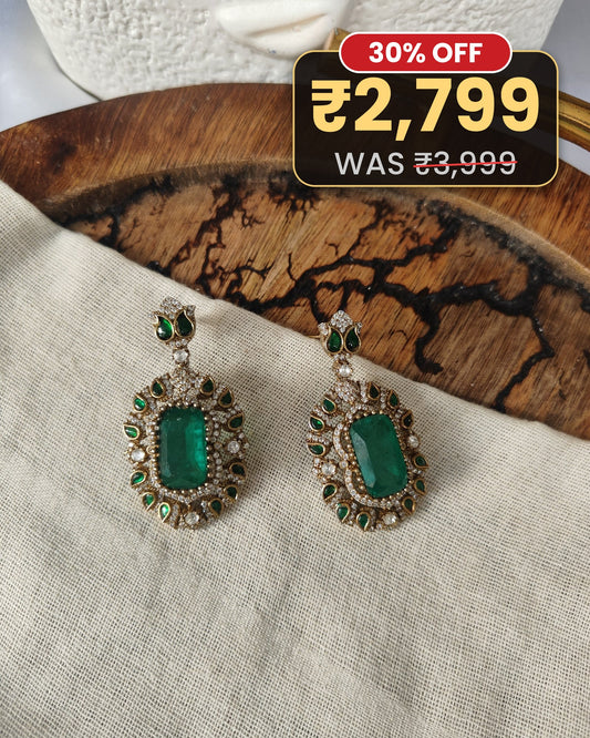 Emerald Royale Earrings