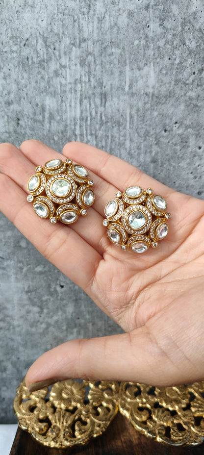 Maharani Polki Studs